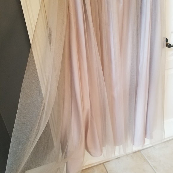 Taupe Bridesmaid Dress size 18 - Picture 3 of 5